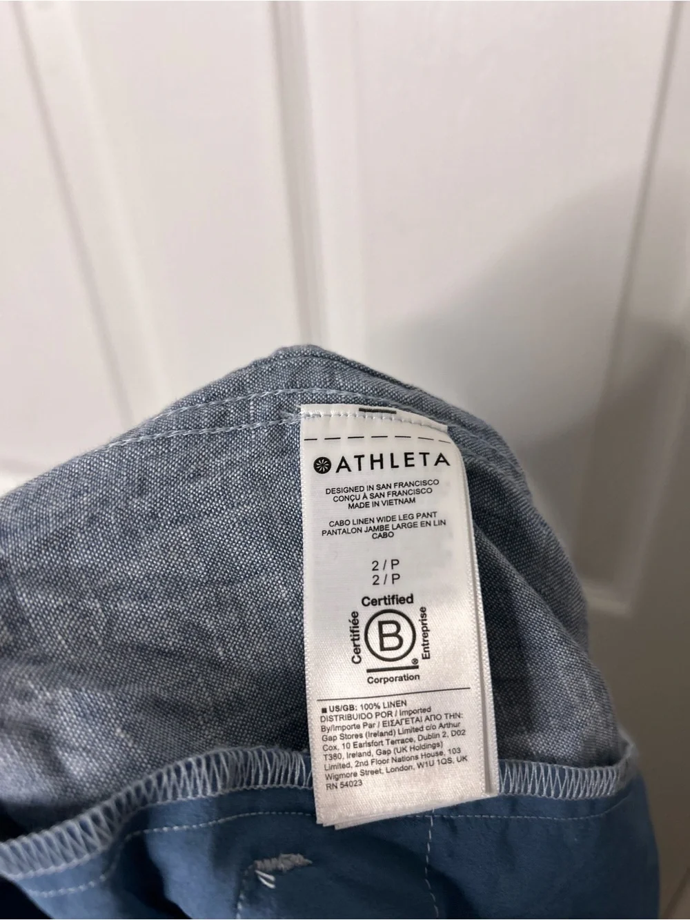 Athleta Cabo Linen Wide Leg Pants - Picture 14 of 16